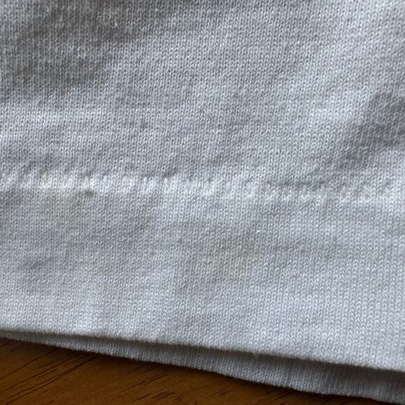 Vintage 90s Pink Beach T Shirt Size XL 48" Fruit of the Loom Cotton Blend USA - Picture 6 of 8